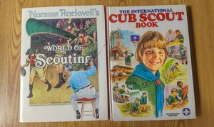 ★２冊★ノーマン ロックウェル ウィリアム・ヒルコート William Hillcourt World of Scouting CUB SCOUT BOOK ボーイスカウト 本 書籍