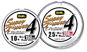 限定特価　DUEL　SUPER　X-WIRE4　150m0.6号シルバー　税込即決　スーパーエックスワイヤー4本組