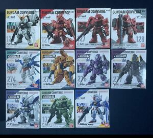 FWガンダム コンバージ11種 #01νガンダム+ザザビー#02シャアザク2種#セレクション03 6種#23エアリアル ガンダム食玩・未開封品