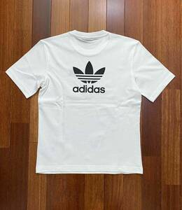 ★正規品・未使用品！adidas【アディダス】バックプリントTシャツ　Mサイズ　ホワイト 