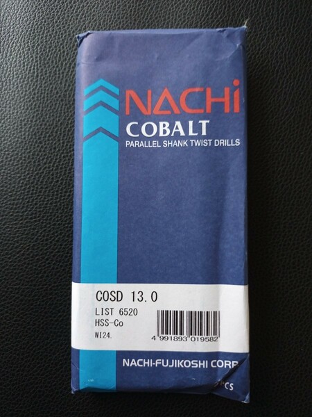 NACHI ナチ 13.0mm ステンレス用ドリル コバルト パラレル シャンク ツイスト ドリル COSD 13.0mm ×5本