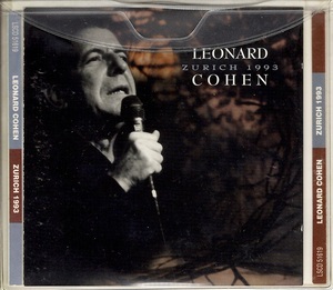 レナード・コーエン　LEONARD COHEN　/　ZURICH 1993