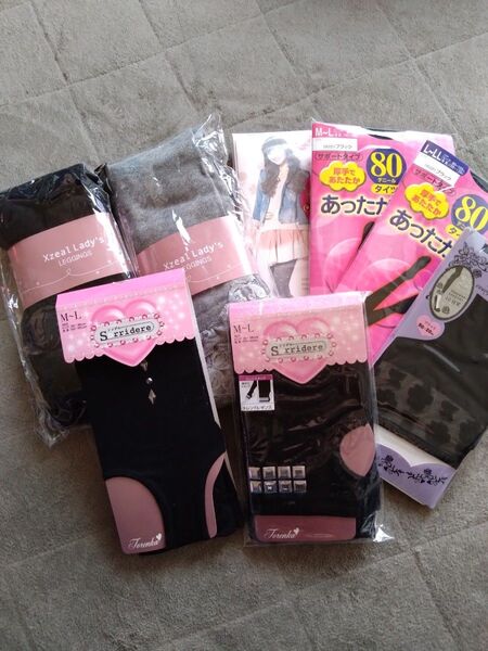 新品 レギンス&タイツ&トレンカ 8点まとめ