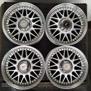 管理番号：S9-22【4本価格】【17×7.5J 6x139.7 ET+25 ハブ108】SUPER STAR LODIO DRIVE・プラド ハイラックス サーフ等・店頭引取可能