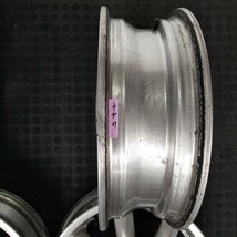 管理番号：Ｓ9-45【4本価格】【15x4.5J 4x100 ET+45 ハブ54】ダイハツ純正 MINILITEミニライト・店頭引取可能・下取り可能_画像8