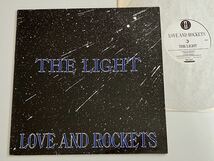 【UK盤美品/希少盤】LOVE AND ROCKETS / THE LIGHT/MIRROR PEOPLE(SLOW VER) 12inch BEGGARS BANQUET BEG186T Bauhaus,Daniel Ash,David J,_画像1