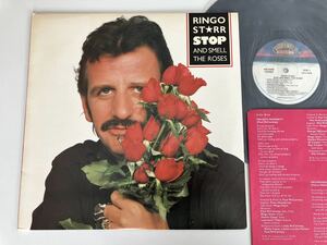 【US盤】Ringo Starr / Stop And Smell The Roses LP BOARDWALK RECORDS NBI33246 81年8th,リンゴ・スター,Paul McCartney,George Harrison