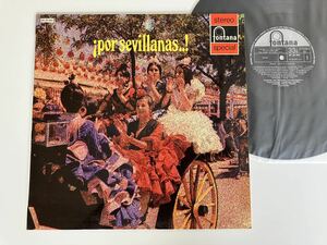 [ редкий 72 год Испания запись ]!por sevillanas..! LP fontana SPAIN 6429095 фламенко,Jose Fernandez,Fernando Aguilera,Antonio Arenas,