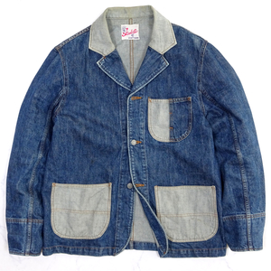 STUDIO D'ARTISAN DENIM COVERALLS ステュディオ ダ ルチザン デニム カバーオール size M ワークジャケット