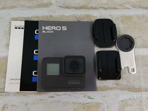 電2473-312♪②【60】 GoPro CHDHK-501-JP HERO 5 BLACK マウントフレーム・充電ケーブル欠品 現状品