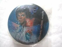 デッドストック マイケルジャクソンCAPTAIN EO(キャプテンEO)缶バッジ(径8.5cm)　東京ディズニーランド/ディズニーリゾート_画像1