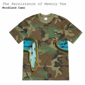 新品 未開封 Supreme The Persistence Of Memory Tee Woodland Camo Small