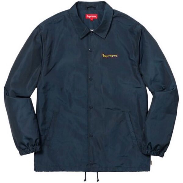 新品 未着用 Supreme Gonz Logo Coaches Jacket Navy Small Sサイズ