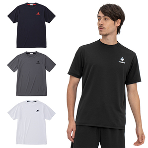 【新品タグ付き】le coq sportif ルコックスポルティフ★吸汗速乾 半袖Ｔシャツ★QMMTJA30Z【Oサイズ】灰の画像3