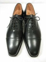 HH未使用品 【クロケット＆ジョーンズ CROCKETT&JONES】 Hallam ハラム ドレスシューズ 靴 (メンズ) size9.5E348 ブラック ●18MZA3784●_画像2