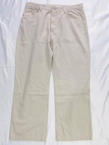 超美品 【ダンヒル dunhill】 コットン100％ パンツ スラックス (メンズ) size54R ベージュ系 ●28MP9123●