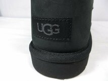 未使用品 【アグ UGG】 1014860 Beni ベニ ヌバックレザー ムートンブーツ 靴 (メンズ) size28 ブラック ●18MZA3779●_画像9