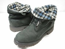 【ティンバーランド Timberland】 ウールリッチ 34546 ROLL TOP 2WAY ヌバックレザー ブーツ 靴 (メンズ) size7 グレー系 ●18MZA3787●_画像1