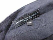 美品 【ENGINEERED GARMENTS エンジニアドガーメンツ】 ウール素材 パンツ スラックス (メンズ) size32 ネイビー ストライプ柄 ●28MP9042_画像5