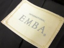 美品【EMBA エンバ】ミンクファー シルク混 中綿入り キルティングコート (レディース) ブラック ●17LW1370●_画像4