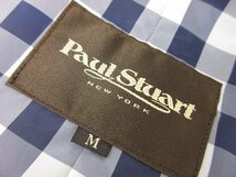 HH【Paul Stuart ポールスチュアート】J1C03-141-25 リモンタ社ナイロン トレンチコート (メンズ) sizeM ネイビー系 微光沢 ●17MW2818●_画像4