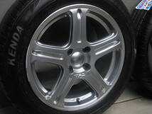 タイヤ新品！RAYS製 TRD -TF1 15×6.5JJ 4H PCD100 IS28 (185/60R15) ヤリス、アクア、bB、ヴィッツ他_画像9