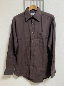 [Paul Smith LONDON] Paul Smith рубашка с длинным рукавом оттенок коричневого L