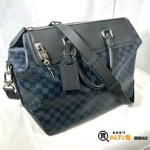 美品 LOUIS VUITTON ルイ・ヴィトン ダミエコバルト ネオグリニッジ ボストンバッグ 黒 N41355_画像1