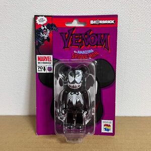 未開封 ベアブリック ヴェノム 100% BE@RBRICK アメイジングスパイダーマン MEDICOMTOY 