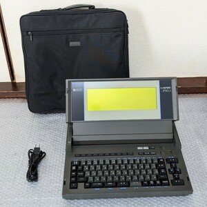 RICOH　MY RIPORT JP90LX リコーワープロJP90LX 　専用バッグ付　通電のみ確認　動作未確認　現状品