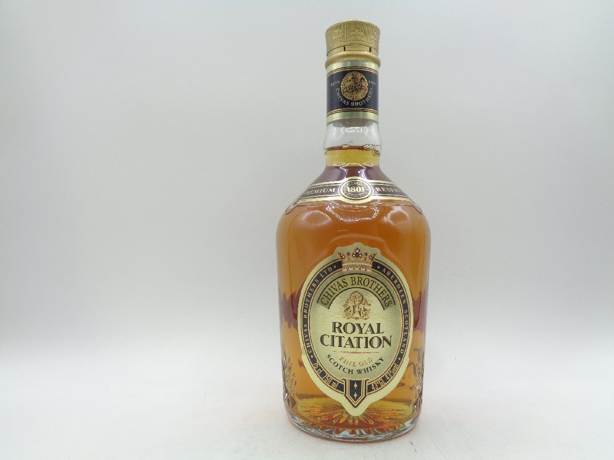 古酒】シーバスブラザーズ、ロイヤルサイテーション、スコッチウイスキー-