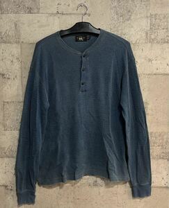 【ほぼ未使用】RRL ダブルアールエル インディゴ 長袖 ジャカードシャツ