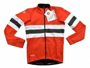 Castelli★カステリ Velocissimo Elite ジャケット size:S フレームレッド