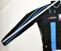 送料無料1★Sportful★スポーツフル Gruppetto Partial Windstopper ジャケット size:L ブラック/シアン_画像6