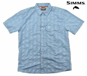 送料無料4★OUTLET★Simms★シムス Big Sky 半袖シャツ size:S フェイディッドデニム