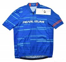 送料無料4★PEARL IZUMI★パールイズミ B621-B プリント ジャージ size:BM ブルー_画像1