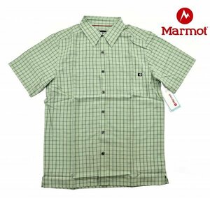 送料無料4★Marmot★マーモット Eldridge 半袖シャツ size:M クラッシュドミント