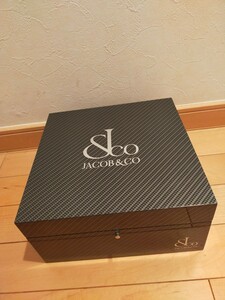 希少 美品 ジェイコブ JACOB&CO 純正箱 空箱 ファイブタイムゾーン 時計 腕時計