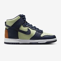 ナイキ 26.5cm US9.5 ウィメンズ ダンク HIGH LX ピスタチオ ネイビー 税込定価15950円 NIKE W DUNK HIGH LX スニーカー 天然皮革_画像5