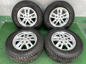 ランクル200に!! 社外ホイール!! 18x8.5J +55 冬タイヤ付き 285/60 4本セット 中古 売切!!