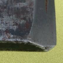 鉋刃 堺 正壱 刃幅約65㎜ 古鉋 刃 鉋の刃 かんな カンナ 大工道具 工具 刃物 日本製 Japanese plane blade 【1125】_画像8