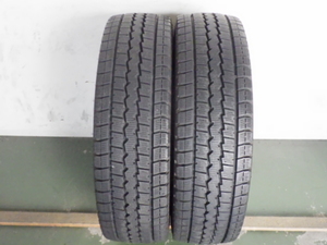 215/70R17.5 118/116L ダンロップ LT03 中古 7分山 2本セット スタッドレスタイヤ 2017年製 L16702