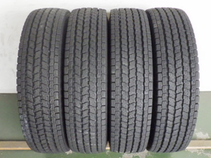 205/80R17.5 120/118L 12PR ヨコハマ iG91 中古 7分山 4本セット スタッドレスタイヤ 2019年製 L16685