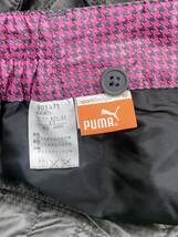 PUMA GOLF プーマゴルフ キルティング　中綿入り　防寒　パンツ　千鳥柄 グレー系 サイズXO やや大きめサイズ_画像7