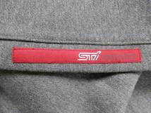 スバル SUBARU STI チームジャケット フルジップスウェット LLサイズ グレー GOLDWIN ゴールドウイン ブルゾン ジャージ_画像6