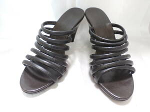CLERGERIE*ro veil kre Jeury -* original leather mules *6*23* France made * trying on only * search ....24
