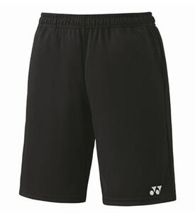 【KCM】Z-yonex-40-SS★展示品【ヨネックス】ニットハーフパンツ(フィットスタイル) ユニセックス テニス バドミントン 15080 ブラック SS