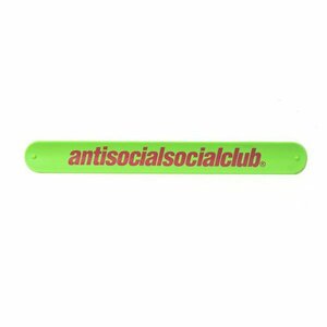 AntiSocialSocialClub (アンチソーシャルソーシャルクラブ) ブレスレット ラバーバンド Slap Bracelets BDSM Neon Green