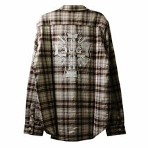 Dogtown (ドッグタウン) JP ネルシャツ Cross Logo FLANNEL SHIRT BROWN ブラウン (XL) スケボー SKATE_画像1