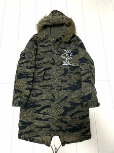 HYSTERIC GLAMOUR Hysteric Glamour Mod's Coat camouflage Woodstock Tiger duck military insulation material use Snoopy NO1680